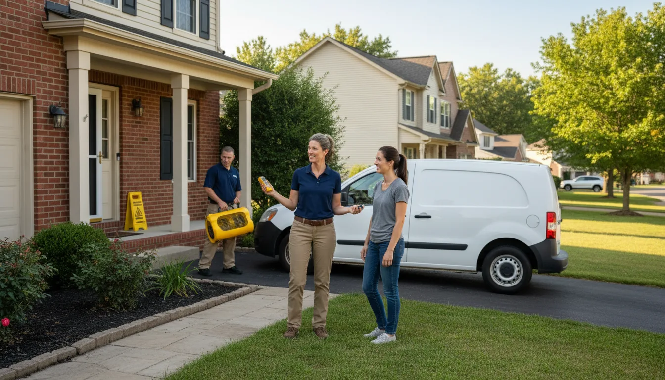 Water restoration image for Fire And Smoke Damage Restoration in Catharpin, VA